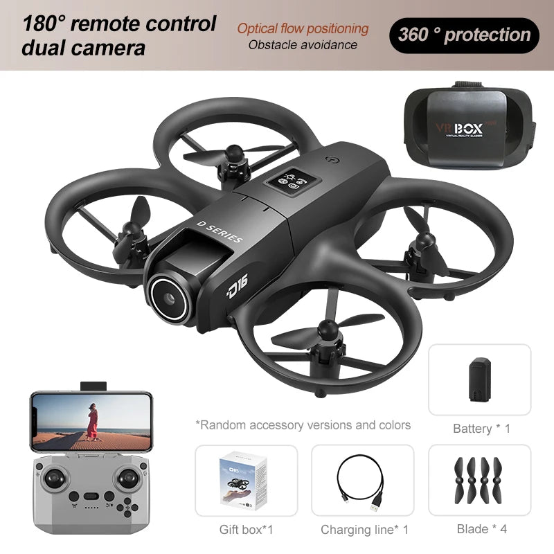 D16 8K Dual Camera GPS Drone – Smart Obstacle Avoidance & Stable Flight