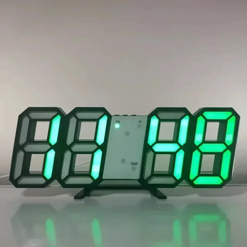 3D LED Digital Alarm Clock