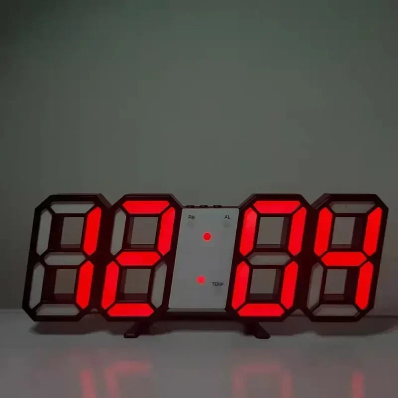 3D LED Digital Alarm Clock