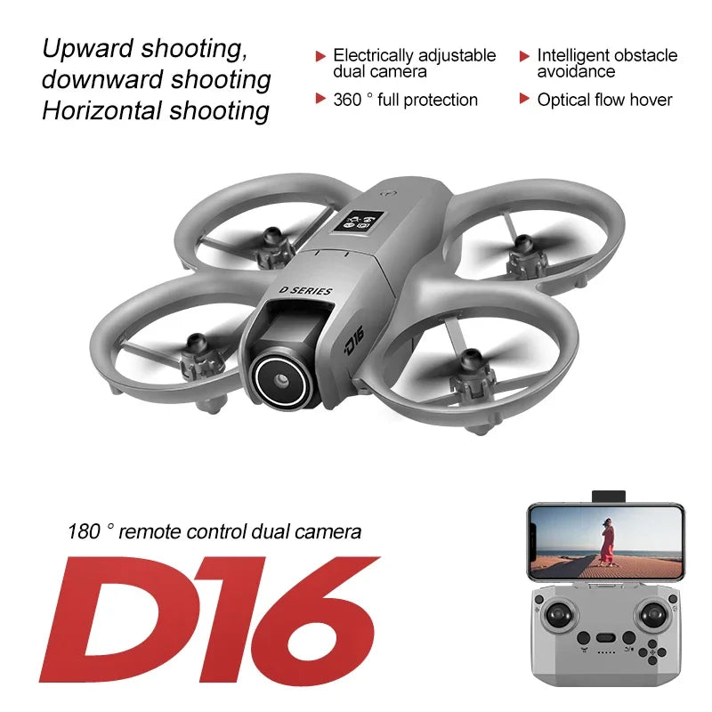 D16 8K Dual Camera GPS Drone – Smart Obstacle Avoidance & Stable Flight