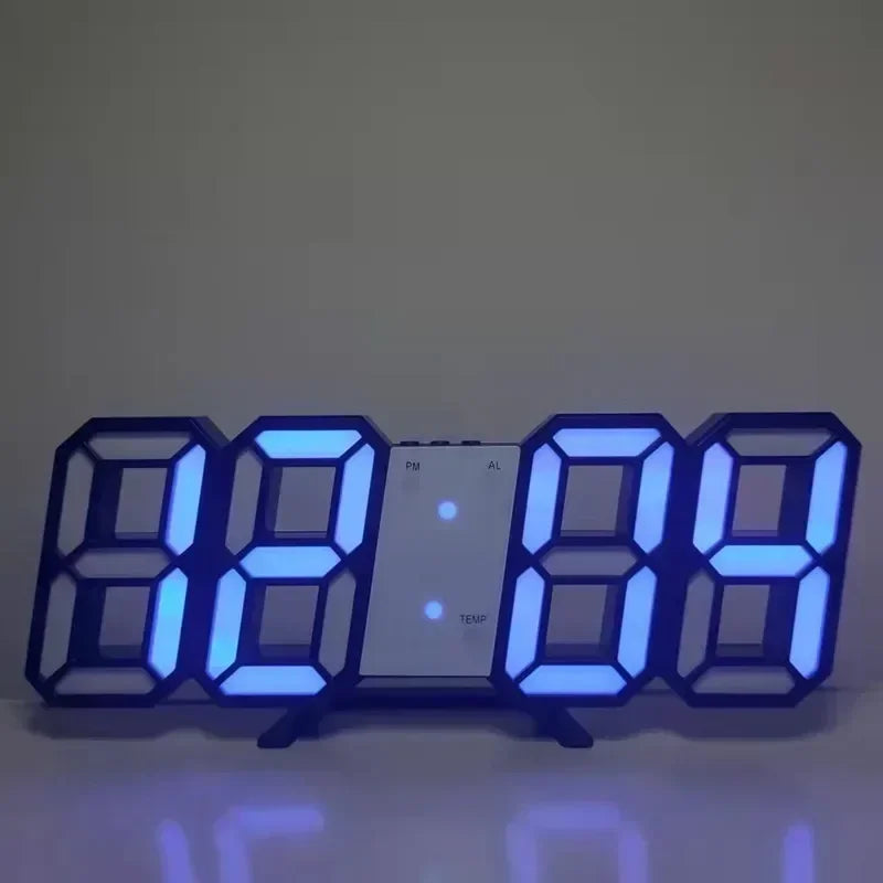 3D LED Digital Alarm Clock