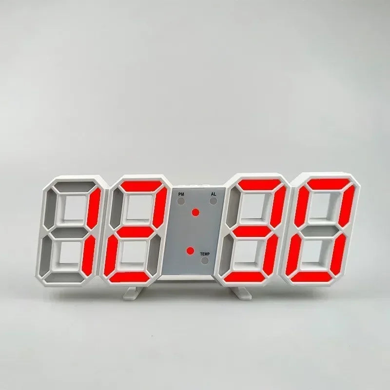 3D LED Digital Alarm Clock
