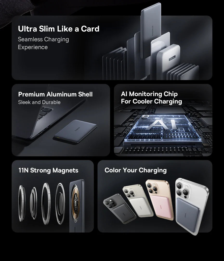 Baseus 5000mAh Magnetic Power Bank